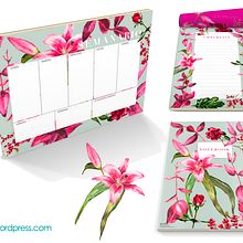 Floral set In watercolour . Traditional illustration, Br, ing, Identit, and Editorial Design project by Cristina Q del Moral - 02.24.2022