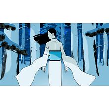 "Snow Girl" Animation designs Ein Projekt aus dem Bereich Animation, Traditionelle Illustration und Digitale Illustration von R. Kikuo Johnson - 24.02.2022