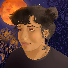 My project in Digital Fantasy Portraits with Photoshop course. Traditional illustration, Drawing, Digital Illustration, Portrait Drawing, Digital Drawing, and Digital Painting project by Luan Rodrigues Leite - 02.25.2022