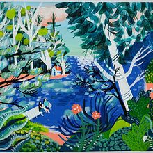 My project in Painting Nature with Acrylic: From Sketchbook to Canvas course. Projekt z dziedziny Trad, c, jna ilustracja,  Malarstwo, Malarstwo akr, lowe i Sketchbook użytkownika Charissa Albertyn Lee - 27.01.2022