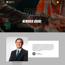 Sociedad Nacional de Minería, Petróleo y Energía  2020. Un progetto di Web design e Web development di Victor Alonso Pérez Lupú - 20.05.2021