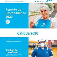 Calidda - Reporte de Sostenibilidad 2020. Un progetto di Web design e Web development di Victor Alonso Pérez Lupú - 22.05.2021
