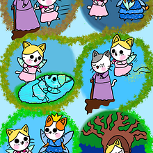 Meu projeto do curso: Ilustração de uma história com estilo kawaii. Ilustração tradicional, Design de personagens, Ilustração digital, e Mangá projeto de elisap160 - 25.02.2022