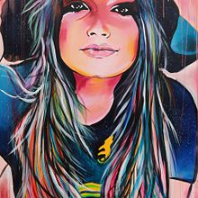 Every woman is a rebel . Acr, and lic Painting project by Neeltje Schilleman - 02.25.2022
