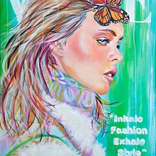Inhale fashion . Acr, and lic Painting project by Neeltje Schilleman - 02.25.2022