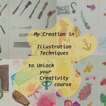 My project in Illustration Techniques to Unlock your Creativity course Ein Projekt aus dem Bereich Design, Traditionelle Illustration, Bildende Künste, Malerei, Kreativität, Kreativität mit Kindern und Sketchbook von Nunki HSN - 24.02.2022