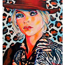 Kate. Acr, and lic Painting project by Neeltje Schilleman - 02.25.2022