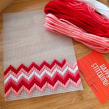 My first attempt in Bargello😊 Ein Projekt aus dem Bereich Weben und Textildesign von Stefania Molinari - 26.02.2022