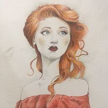 Il mio progetto del corso: Ritratto su blocco da disegno: esplora il volto umano. Un proyecto de Bocetado, Dibujo, Dibujo de Retrato, Dibujo artístico y Sketchbook de ciara_be - 26.02.2022