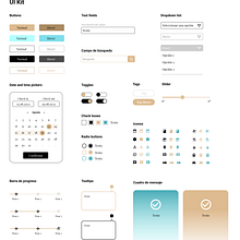 UI Kit | Agencia de viajes. Un proyecto de UX / UI de Ana Moya - 26.02.2022
