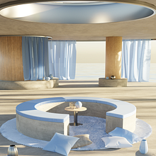 Mein Kursprojekt: ArchViz für Innenräume: Gestalte surreale 3-D-Designs mit Blender. Un proyecto de Arquitectura, Arquitectura interior, Arquitectura digital y Visualización arquitectónica de victoriawall - 26.02.2022