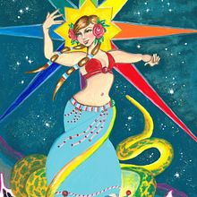 Mein Kursprojekt: Malen mit Gouache: Gestalte poetische Illustrationen. Een project van Traditionele illustratie,  Beeldende kunst, Schilderij y Schilderen met gouache van Martina Yilmaz - 07.03.2022