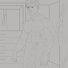 Mi Proyecto del curso: Ilustración para cómics: anatomía de un superhéroe . Ilustrație tradițională, Design de caractere, Comic, Desen în creion și Figura Desen de camilo lopera - 02.26.2022