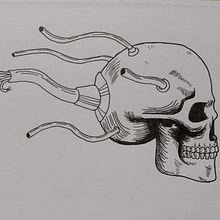 Mi Proyecto del curso: Dibujo anatómico de la cabeza humana. Fine Arts, Pencil Drawing, Drawing, Portrait Drawing, Realistic Drawing, and Figure Drawing project by Mauricio Suárez Becerra - 02.26.2022