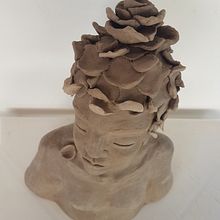 Meu projeto do curso: Introdução à escultura figurativa com argila. Fine Arts, and Sculpture project by bebelflr - 02.23.2022