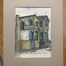 My project in Architectural Sketching with Watercolor and Ink course. Sketching, Drawing, Watercolor Painting, Architectural Illustration, Sketchbook & Ink Illustration project by Ünal Anaç - 02.27.2022