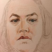 Il mio progetto del corso: Ritratto realistico con matite colorate. Un proyecto de Ilustración tradicional, Bellas Artes, Dibujo a lápiz, Dibujo, Dibujo de Retrato, Dibujo realista, Dibujo artístico y Dibujo con lápices de colores de migliosilvia - 27.02.2022