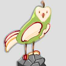 Lechuza Manzana. Un proyecto de Ilustración tradicional, Dibujo digital e Ilustración infantil de Javier Salces Alvarez - 28.02.2022