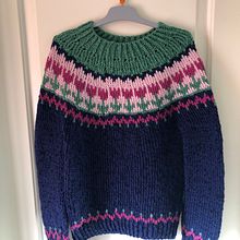 Mi Proyecto del curso: Diseño y tejido de punto con la técnica jacquard. Accessor, Design, Fiber Arts, Knitting, and Textile Design project by Elizabeth Pastén - 02.28.2022