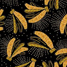 Estampa Bananas Bordadas [Farm Rio]. Design, Printing, and Textile Printing project by Carolê Marques de Andrade - 02.28.2022