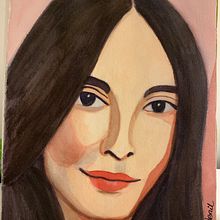 Mi Proyecto del curso: Retrato artístico en acuarela. Un proyecto de Bellas Artes, Pintura, Pintura a la acuarela y Dibujo de Retrato de Abril Contreras - 27.02.2022