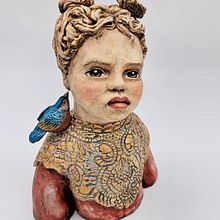 My project in Introduction to Clay Figurative Sculpture course (But WHY??). Projekt z dziedziny  Sztuki piękne i Rzeźba użytkownika jaky - 01.03.2022