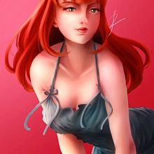 Pintura digital, feita antes do curso, de uma das personagens de uma web comic de minha autoria. Traditional illustration, and Digital Painting project by José Carlos Menezes Nascimento Júnior - 03.01.2022