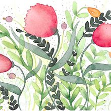 Mi Proyecto del curso: Creación de una composición floral con acuarela. Un progetto di Illustrazione tradizionale, Belle arti, Pittura, Pittura ad acquerello, Illustrazione botanica e Illustrazione naturalistica di Tamara - 27.02.2022