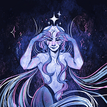 glimmer - 1K Follower Milestone DTIYS. Un proyecto de Ilustración tradicional, Dibujo, Dibujo a lápiz e Ilustración digital de Bianca Moga - 06.02.2022