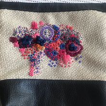 Mi Proyecto del curso: Bordado y personalización de accesorios. Accessor, Design, Jewelr, Design, Fashion Design, Embroider, and Textile Design project by Sandra Quiñones - 03.01.2022