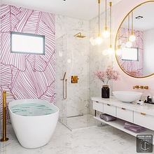 Apartamento rosa. Architecture & Interior Design project by Johan Uribe - 07.20.2021