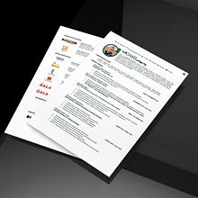  CV / Business Card. Projekt z dziedziny Projektowanie graficzne użytkownika Michael Ramos - 05.01.2023
