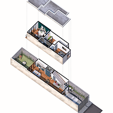 Ilustración digital de proyectos arquitectónicos: CASA 16 27. Projekt z dziedziny  Architektura, Architektura krajobrazu, Ilustracja c, frowa, Architektura c, frowa,  R i sunek architektoniczn użytkownika Luis Mackepeace - 28.02.2022