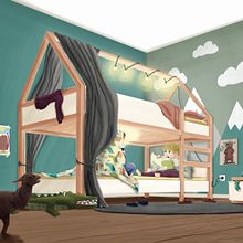 Personal project - 2 point perspective practice . Drawing, Traditional illustration, Digital Drawing, and Digital Illustration project by Tamara B. Krajnovic - 03.02.2022