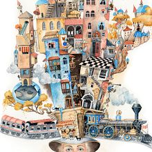 Editorials for Baku magazine. Traditional illustration project by Sveta Dorosheva - 03.02.2022