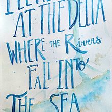 My project in Watercolor Paint Brush Calligraphy for Beginners course. Calligraph, and Watercolor Painting project by Dalia Ramirez - 03.02.2022