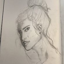 My project in Portrait Sketchbooking: Explore the Human Face course. Projekt z dziedziny Sketching,  R, sunek, Portret,  R, sunek art, st, czn, Sketchbook, Trad, c i jna ilustracja użytkownika Noor Bakdash - 02.03.2022