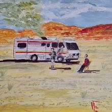 Scènes de cinéma à la peinture à l'huile . Un progetto di Pittura ad olio, Cinema, video e TV, Pittura e Illustrazione tradizionale di Virginie - 02.03.2022