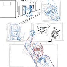 pagina manga a color.. Mangá, e Comic projeto de Eduardo Serrano Marquez - 10.09.2021