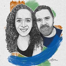 Meu projeto do curso: Retrato moderno com Procreate: estilize seu tema. Traditional illustration, Digital Illustration, and Digital Drawing project by Junior Oliveira - 03.03.2022