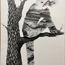 Surrealist Fine Liner Illustration. Ilustração tradicional projeto de Patrick Boufford - 02.03.2022