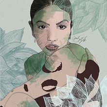 My project in Illustrated Portraits with Procreate course. Traditional illustration, Vector Illustration, Digital Illustration, and Portrait Drawing project by Chanel Smith-Jaffer - 10.30.2021