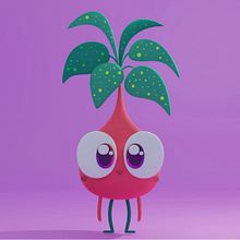 Mi Proyecto del curso: Creación de personajes kawaii en 3D con Blender . Ilustração tradicional, Design de personagens, Ilustração digital, Modelagem 3D, e Mangá projeto de Andrea Canela - 03.03.2022