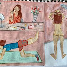 Mi Proyecto del curso: Creación de personajes a partir de dibujos de observación. Projekt z dziedziny Trad, c, jna ilustracja, Projektowanie postaci,  R, sunek i Sketchbook użytkownika Paola Bizioli - 03.03.2022