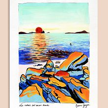 les rochers sont encore chauds. Un proyecto de Ilustración tradicional de Jeanne Guyon - 10.08.2021