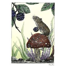 Blackberry Picking Ein Projekt aus dem Bereich Traditionelle Illustration, Illustration mit Tinte, Artistische Zeichnung und Digitale Malerei von Shannon Carter - 02.03.2022