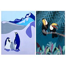 My project in Painting a Wildlife Scene with Gouache course. Projekt z dziedziny Trad, c, jna ilustracja,  Sztuki piękne,  Malarstwo i Malowanie gwaszami użytkownika Noel Laqui - 08.07.2022