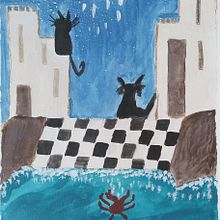 Mi Proyecto del curso: Ilustración con acrílico: crea universos mágicos. Projekt z dziedziny Trad, c, jna ilustracja,  Malarstwo, Kreat, wność, Malarstwo akr i lowe użytkownika Gloria Candioti - 28.02.2022