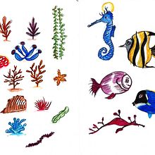Meu projeto do curso: Técnicas de ilustração para desbloquear sua criatividade. Design, Traditional illustration, Fine Arts, Painting, Creativit, Creating with Kids, and Sketchbook project by Pedro Alfarroba - 02.24.2022