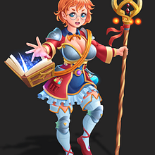 Mage Student. Een project van Traditionele illustratie, Ontwerp van personages y  Digitaal schilderij van Jonathan Valdez Garibay - 04.03.2022